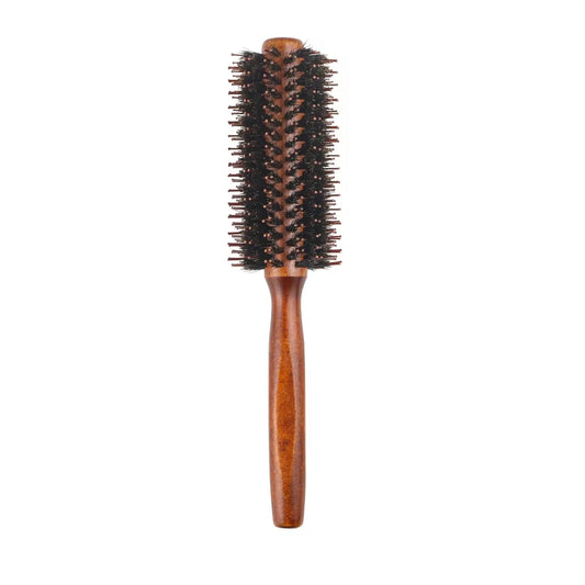 🌿 Brosse à Cheveux Professionnelle – Poils de Sanglier & Picots en Nylon, Brillance et Soin du Cuir Chevelu