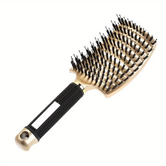 🌿 Brosse à Cheveux Professionnelle Antistatique – Légère, Solide et Confortable