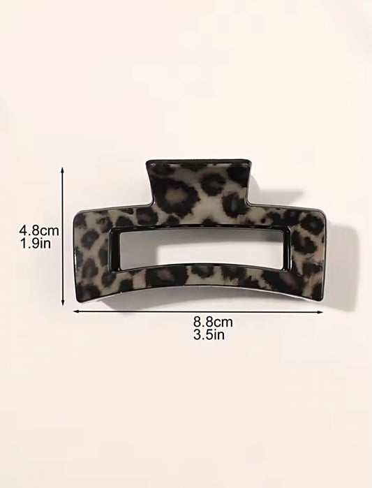 Pince à cheveux écaille de tortue, dents solides, maintien fiable pour chignon ou demi-queue