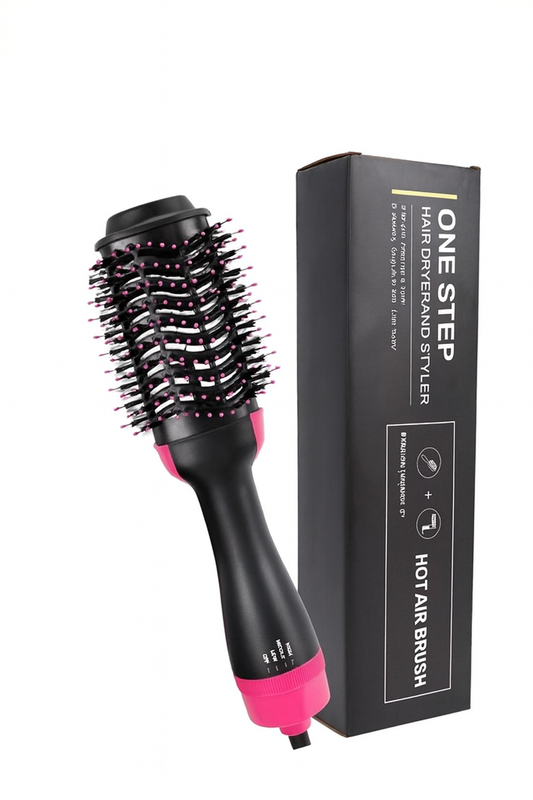 Brosse cheveux démêlante rotative – Séchage rapide et coiffage lissant