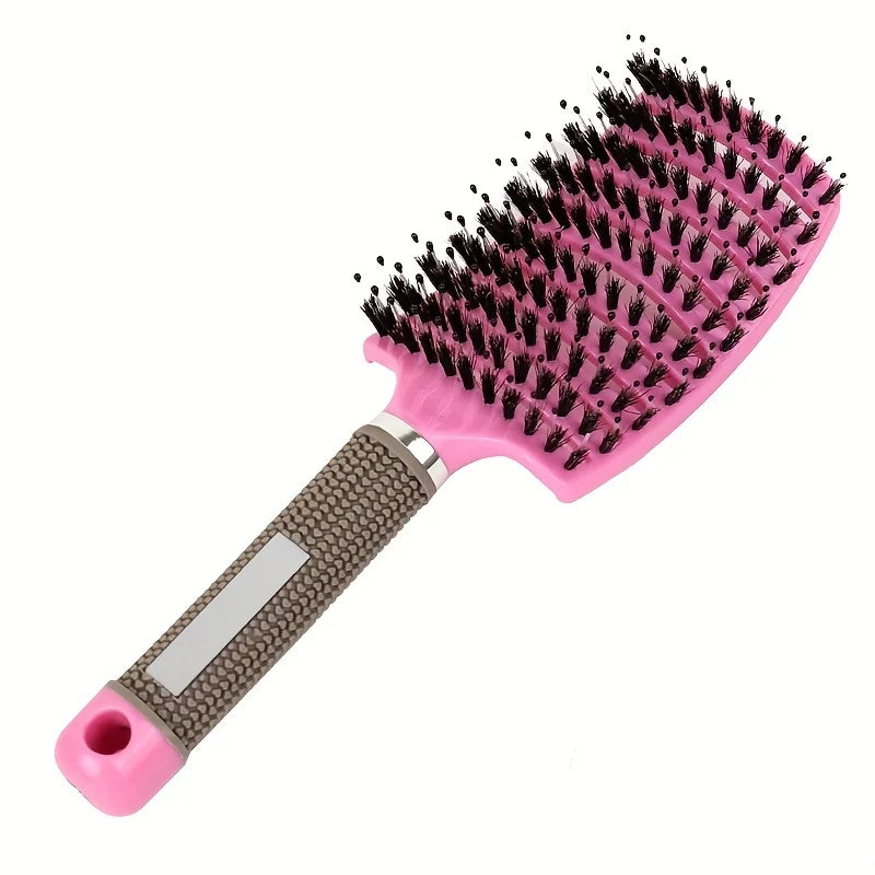 🌿 Brosse à Cheveux Professionnelle Antistatique – Légère, Solide et Confortable