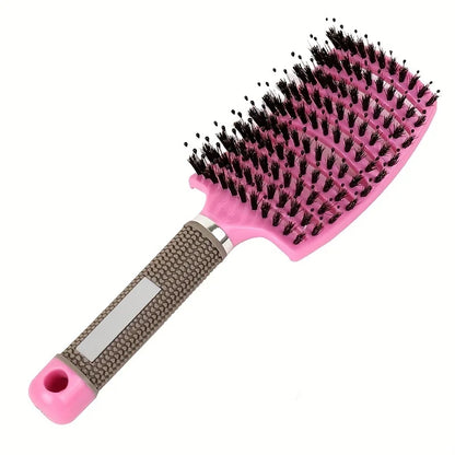 🌿 Brosse à Cheveux Professionnelle Antistatique – Légère, Solide et Confortable