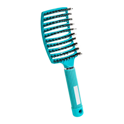 🌿 Brosse à Cheveux Professionnelle Antistatique – Légère, Solide et Confortable