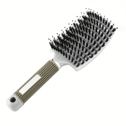 🌿 Brosse à Cheveux Professionnelle Antistatique – Légère, Solide et Confortable