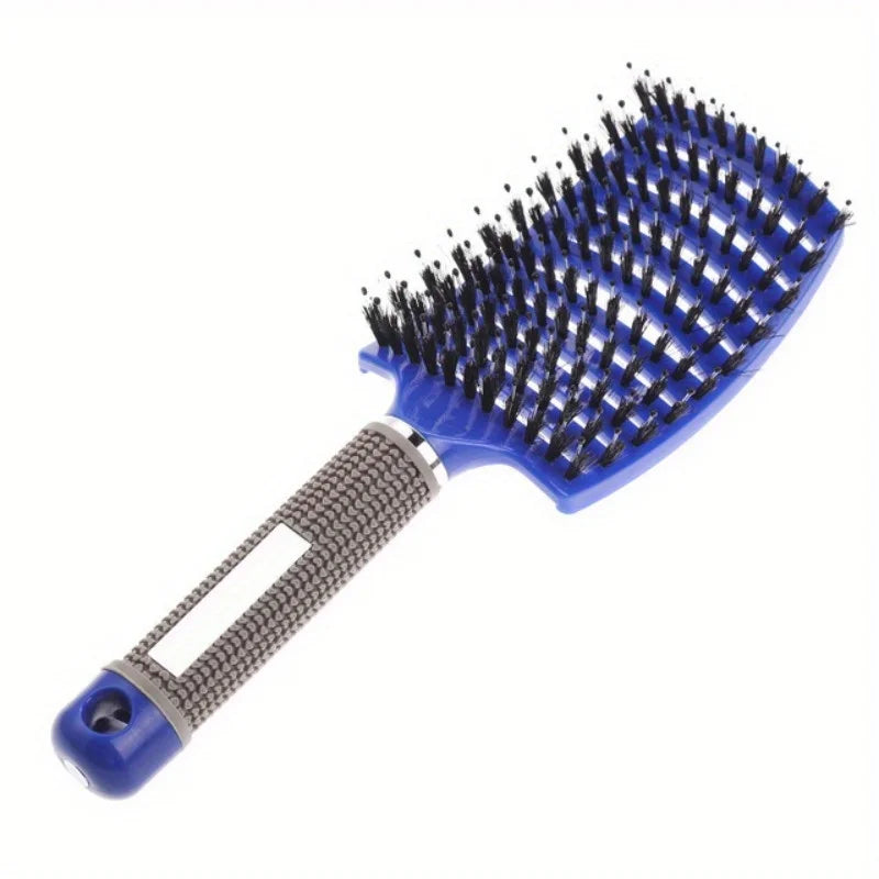 🌿 Brosse à Cheveux Professionnelle Antistatique – Légère, Solide et Confortable