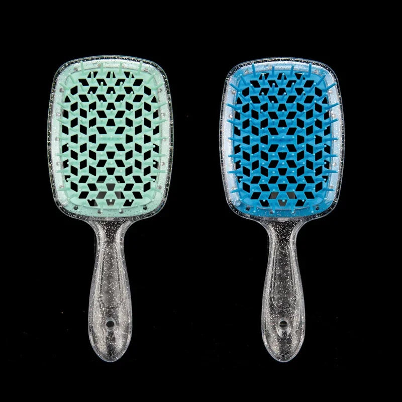 🌸 Brosse à Cheveux Professionnelle WS031 – Légère, Antistatique et Démêlante