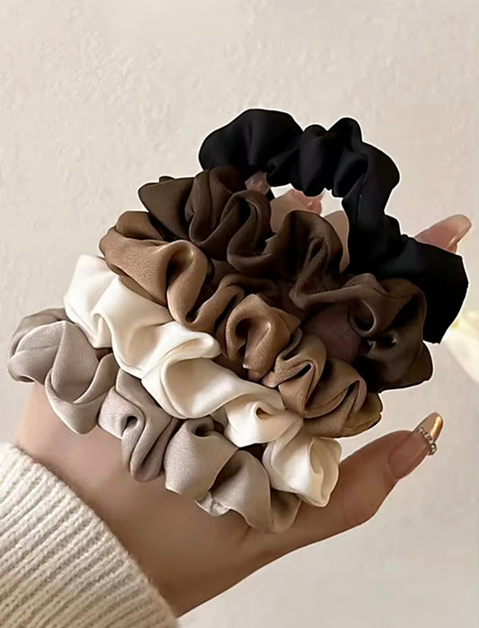 Lot de 5 Chouchous en satin – Accessoires cheveux