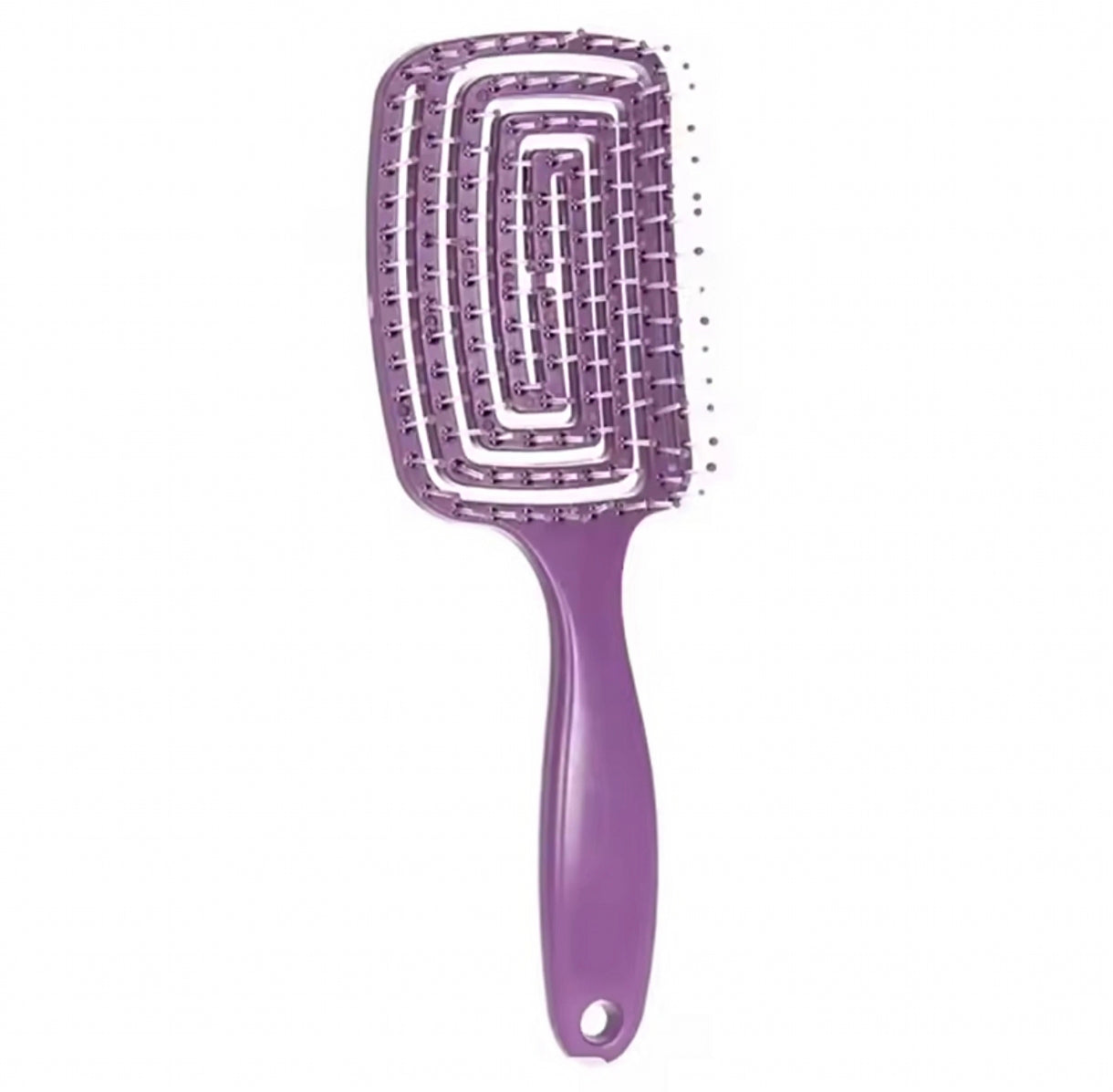 Brosse démêlante anti-frisottis, idéale cheveux bouclés et épais, lissage doux sans casser